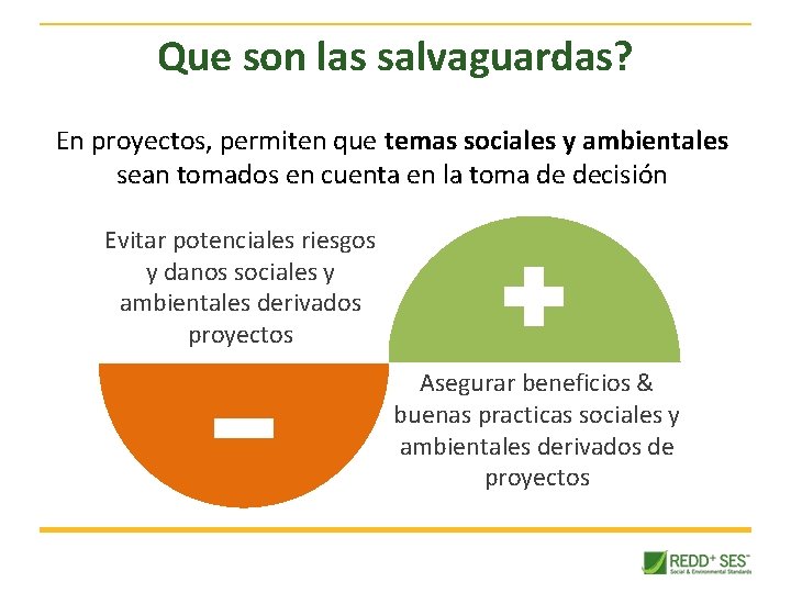 2 El concepto de Salvaguardas Objetivos de Aprendizaje