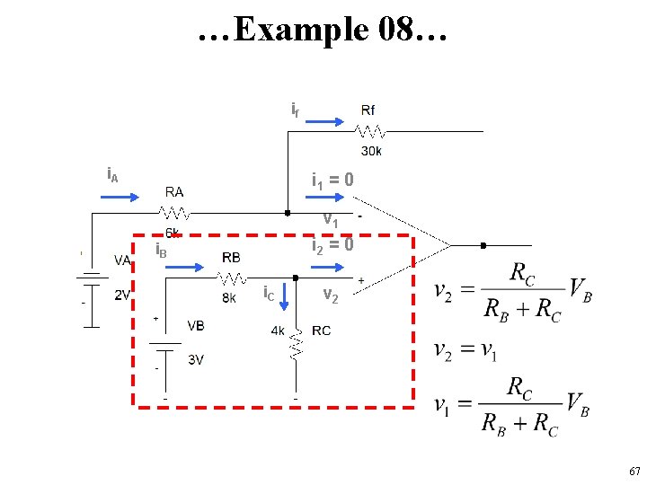 …Example 08… if i. A i 1 = 0 v 1 i 2 =