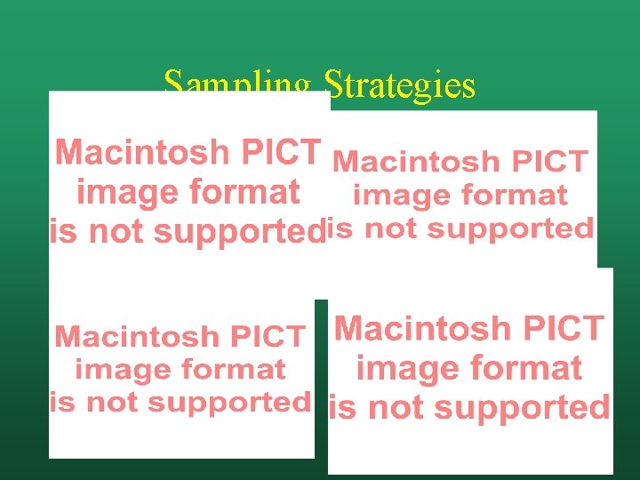Sampling Strategies 