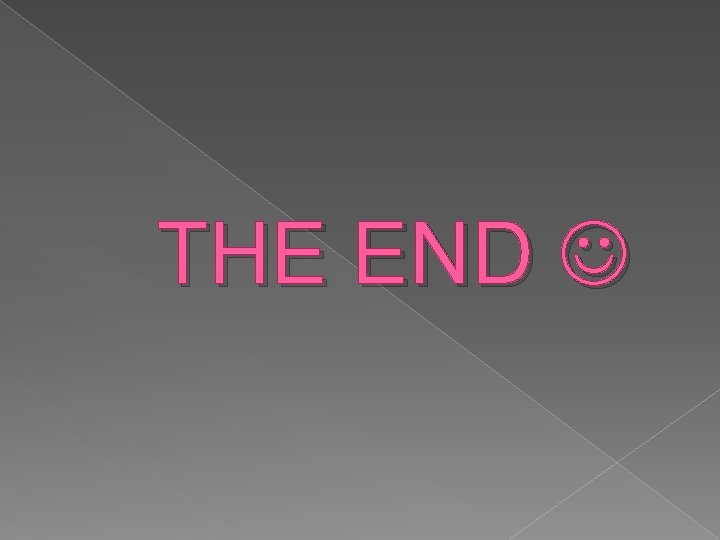 THE END 