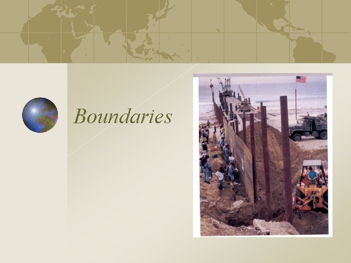 Boundaries Boundaries