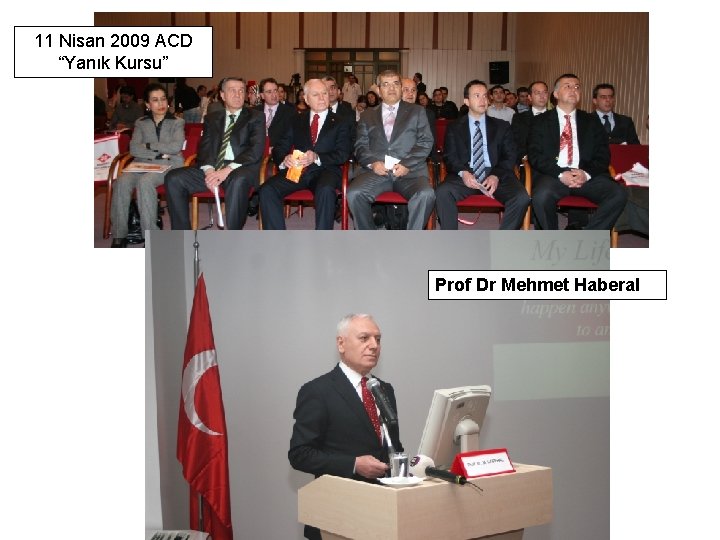 11 Nisan 2009 ACD “Yanık Kursu” Prof Dr Mehmet Haberal 