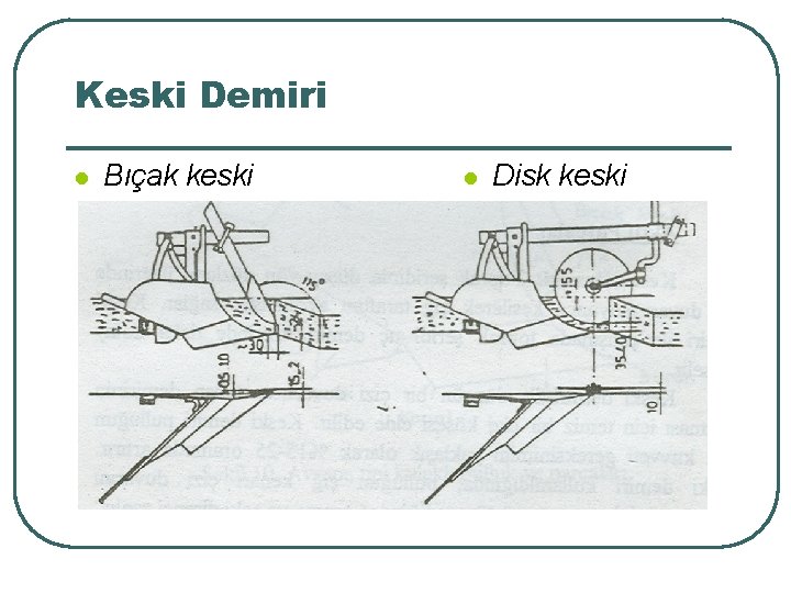 Keski Demiri l Bıçak keski l Disk keski 