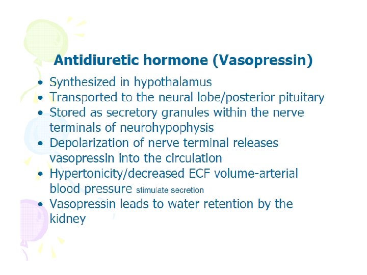 Anti-diuretic hormone 