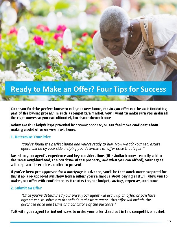 Ready to Make an Offer? Four Tips for Success Once you find the perfect