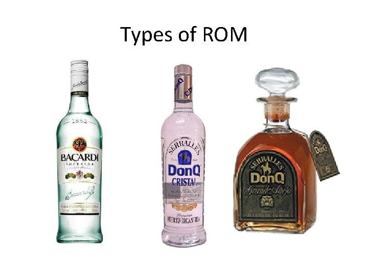 Types of ROM • Mask programming: done by semicondutor company during last fabrication process
