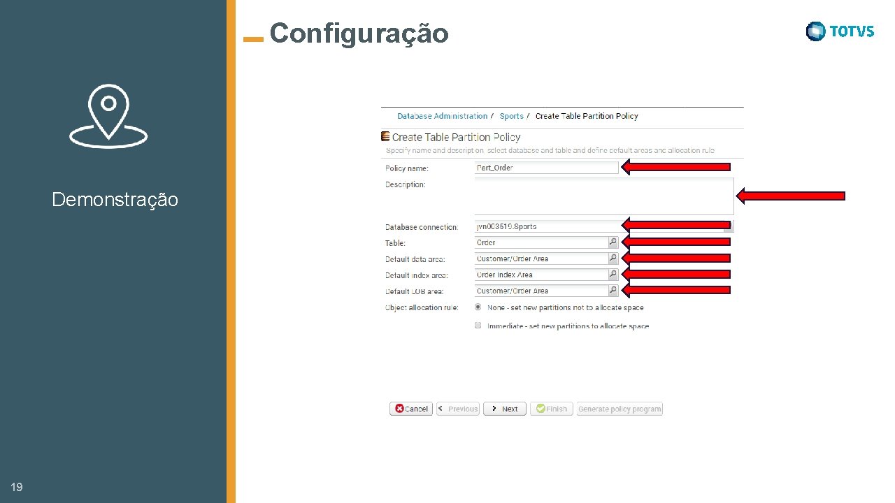 Configuração Demonstração 19 