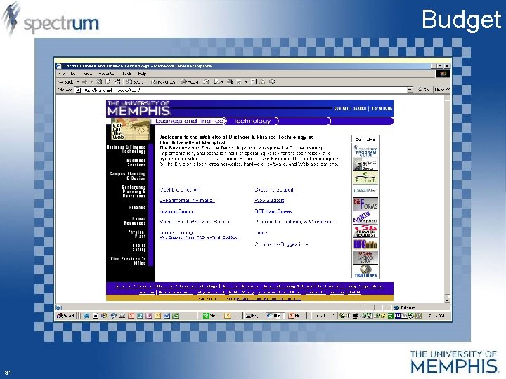 Budget 31 