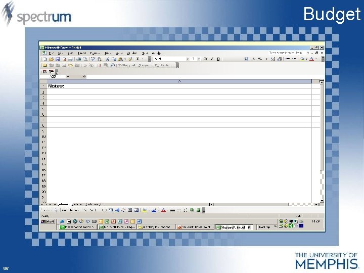 Budget 86 