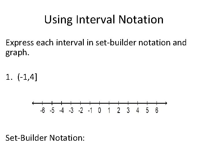 1 7 Linear Inequalities Monday December 1 Math