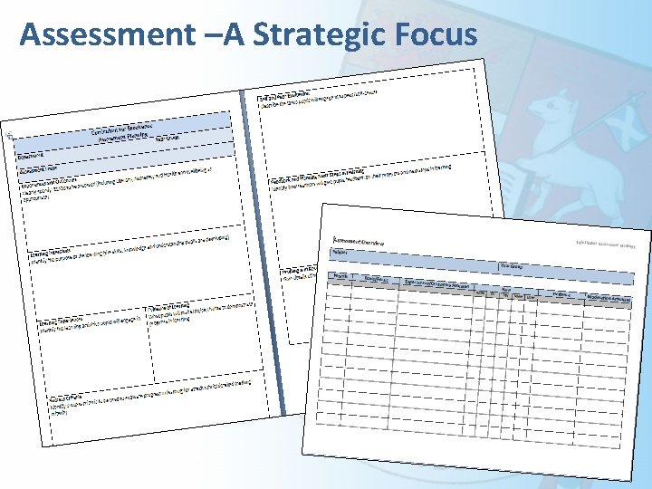 Assessment –A Strategic Focus 