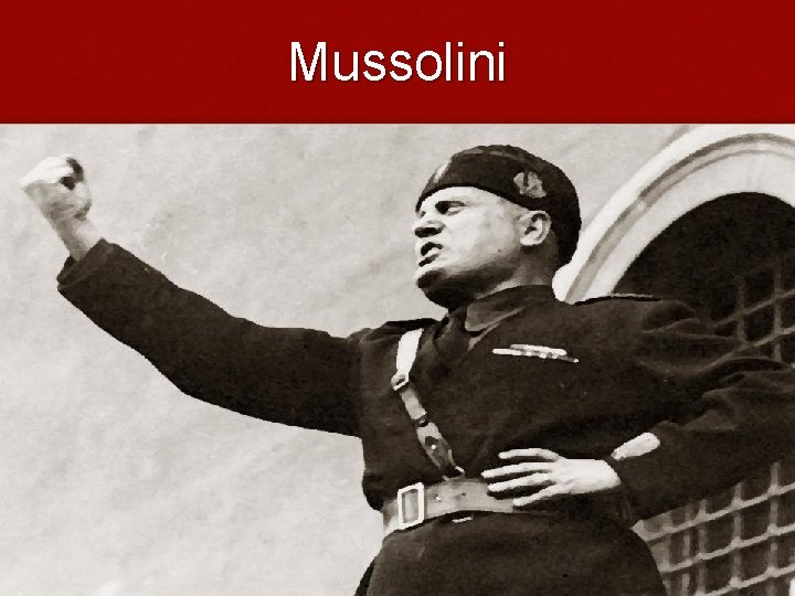 Mussolini 