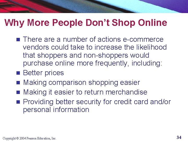 Why More People Don’t Shop Online n n n There a number of actions