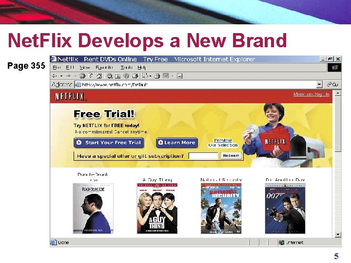 Net. Flix Develops a New Brand Page 355 5 