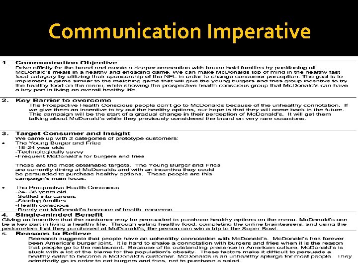 Communication Imperative 