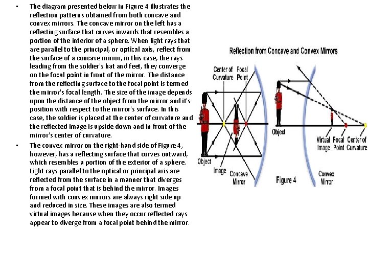  • • The diagram presented below in Figure 4 illustrates the reflection patterns