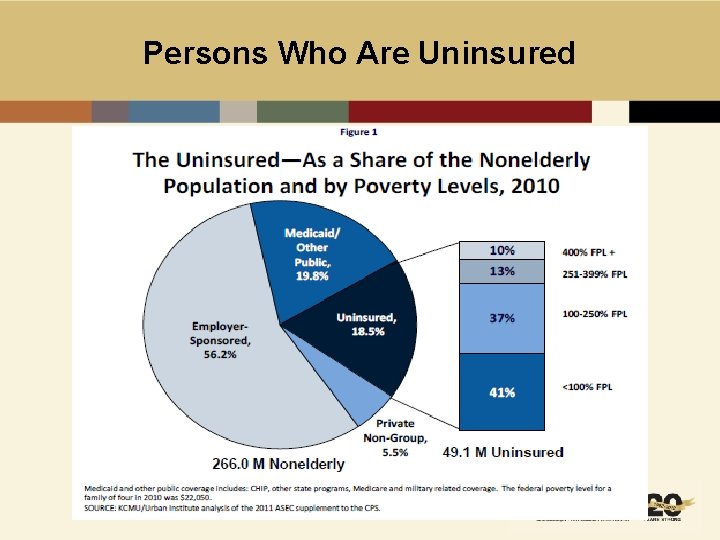 Persons Who Are Uninsured 