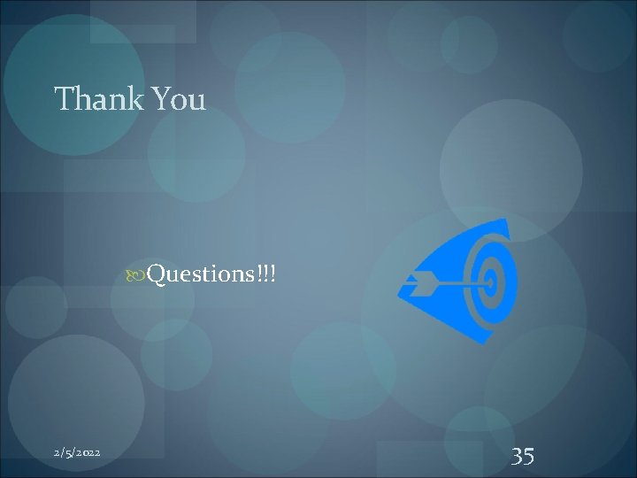 Thank You Questions!!! 2/5/2022 35 Thank You Questions!!! 2/5/2022 35