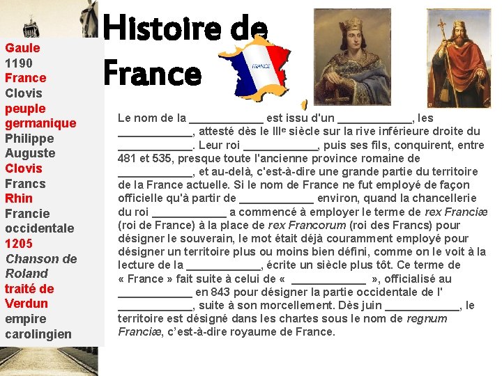 Gaule 1190 France Clovis peuple germanique Philippe Auguste Clovis Francs Rhin Francie occidentale 1205 Gaule 1190 France Clovis peuple germanique Philippe Auguste Clovis Francs Rhin Francie occidentale 1205