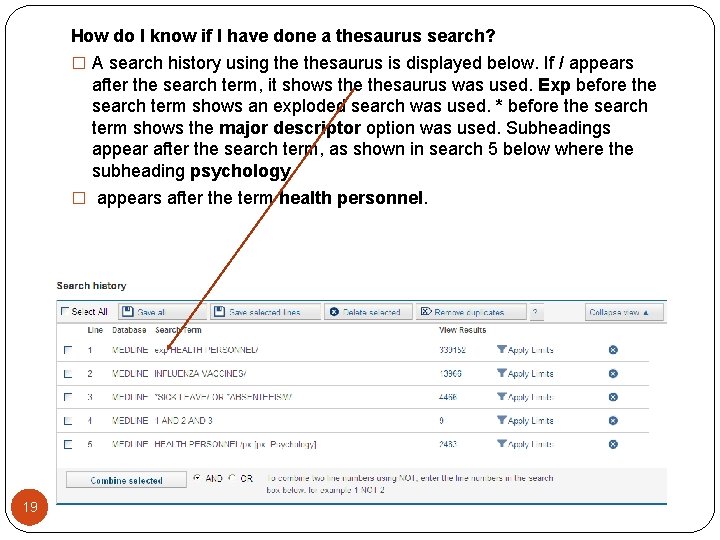 How do I know if I have done a thesaurus search? � A search How do I know if I have done a thesaurus search? � A search