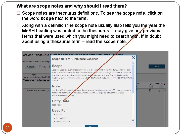 What are scope notes and why should I read them? � Scope notes are What are scope notes and why should I read them? � Scope notes are