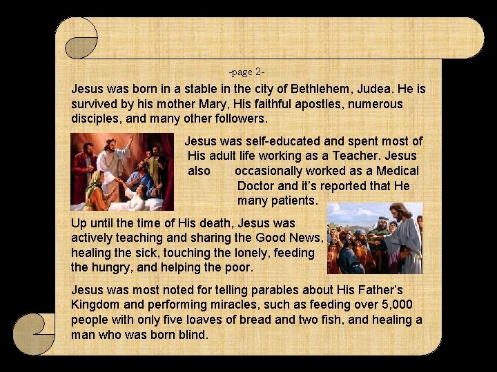 -page 2 - Jesus was born in a stable in the city of Bethlehem,