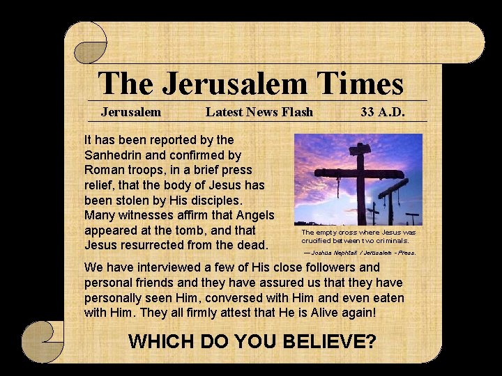 The Jerusalem Times Jerusalem Latest News Flash It has been reported by the Sanhedrin