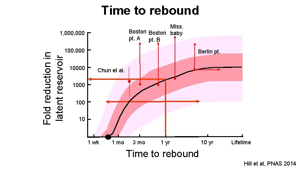 Time to rebound Miss. Boston baby pt. A pt. B 1, 000 Fold reduction