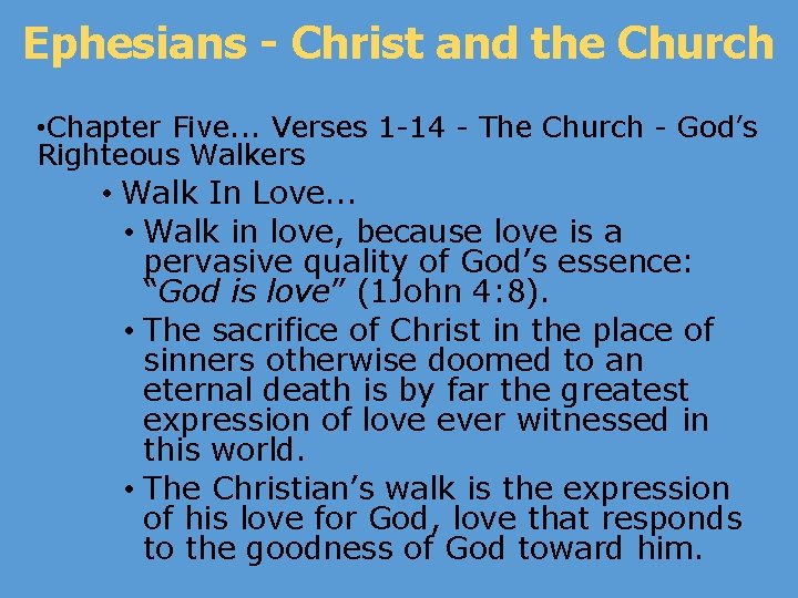 Ephesians Chapters 4 6 Unity in the Body