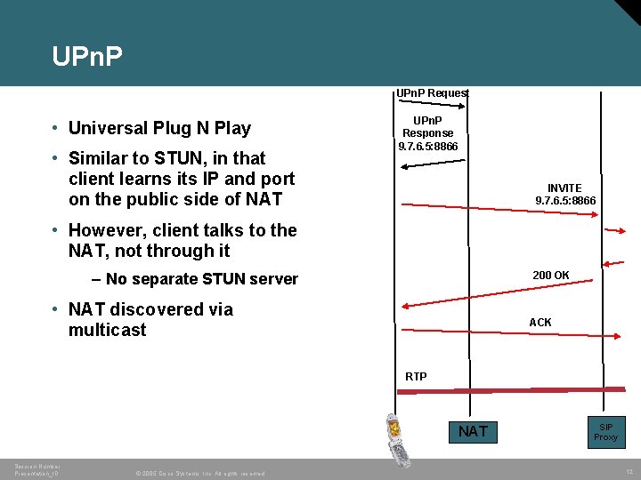 UPn. P Request • Universal Plug N Play • Similar to STUN, in that