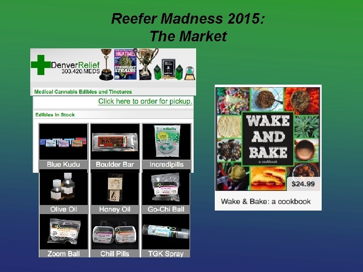 Reefer Madness 2015: The Market 