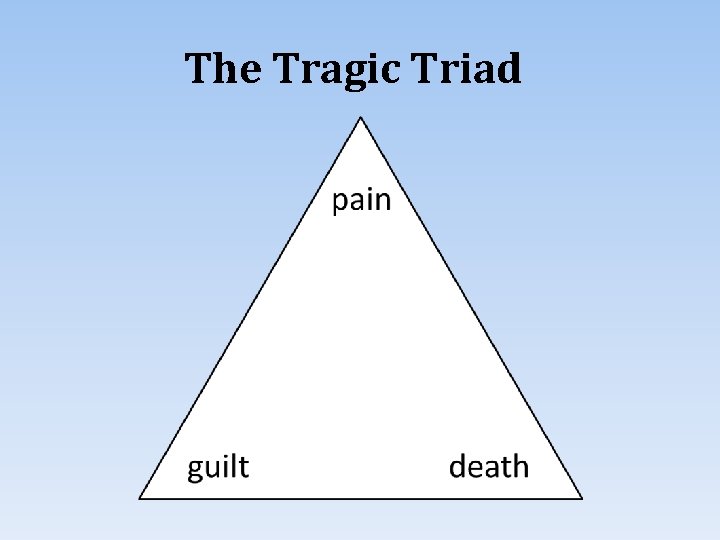 The Tragic Triad 