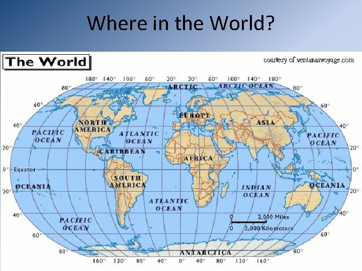 Where in the World? 