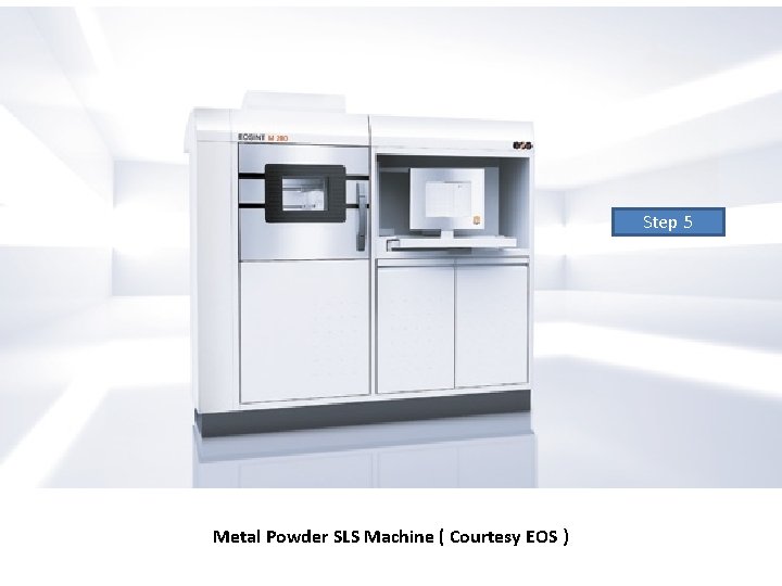 Step 5 Metal Powder SLS Machine ( Courtesy EOS ) 