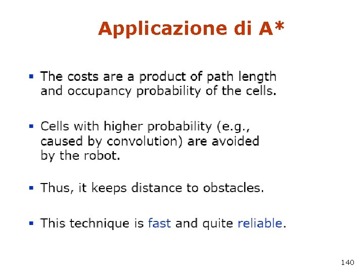 Applicazione di A* 140 