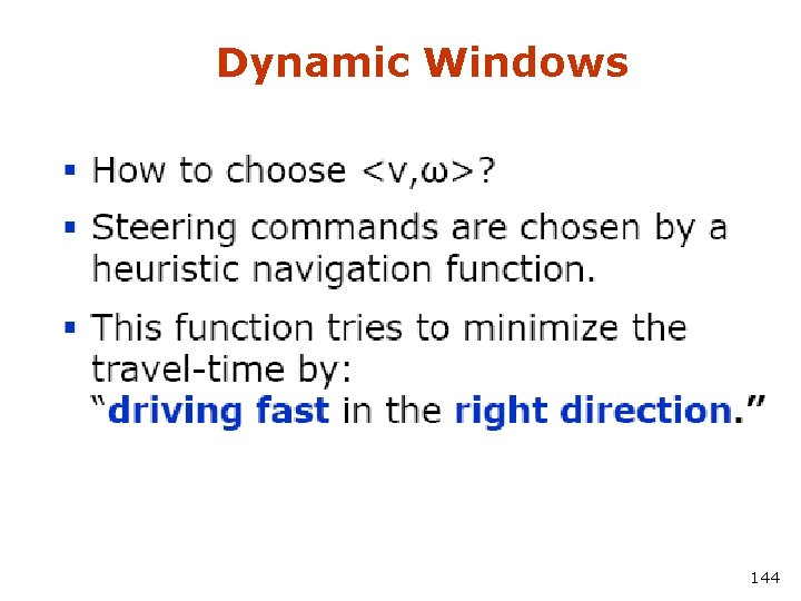 Dynamic Windows 144 