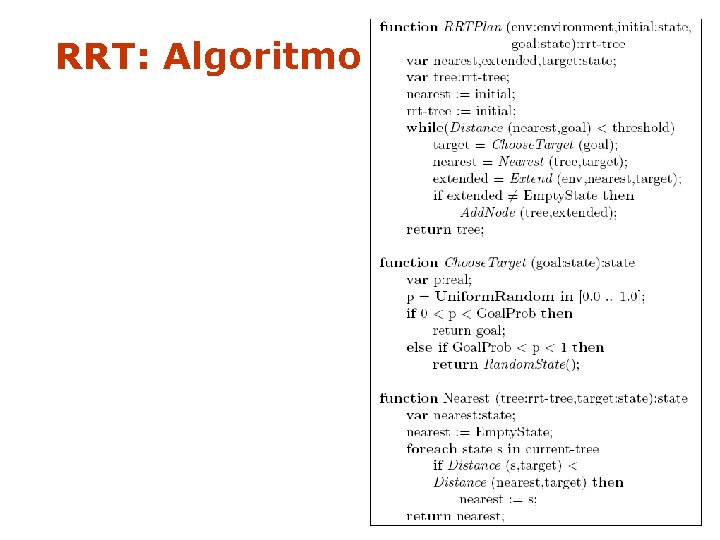 RRT: Algoritmo 188 