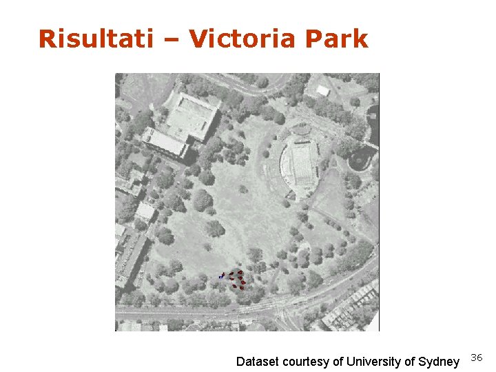 Risultati – Victoria Park Dataset courtesy of University of Sydney 36 