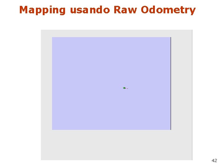 Mapping usando Raw Odometry 42 