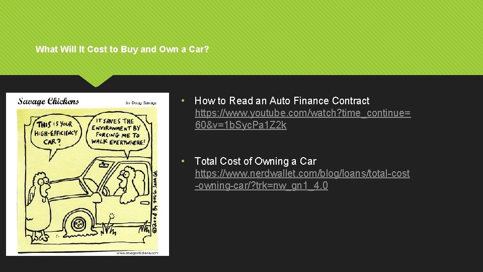 What Will It Cost to Buy and Own a Car? • How to Read