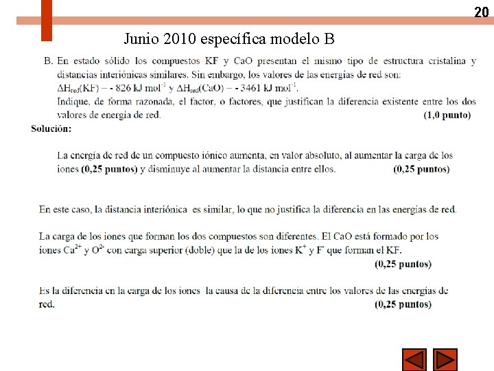 20 Junio 2010 específica modelo B 