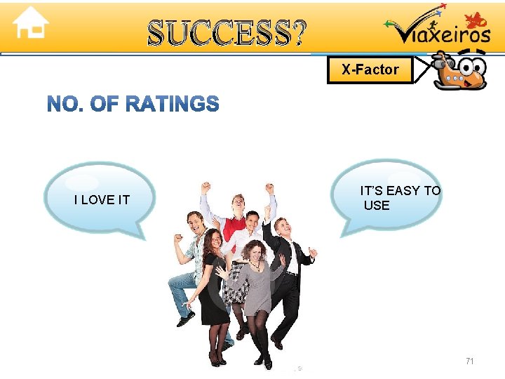 SUCCESS? X-Factor I LOVE IT IT’S EASY TO USE 71 