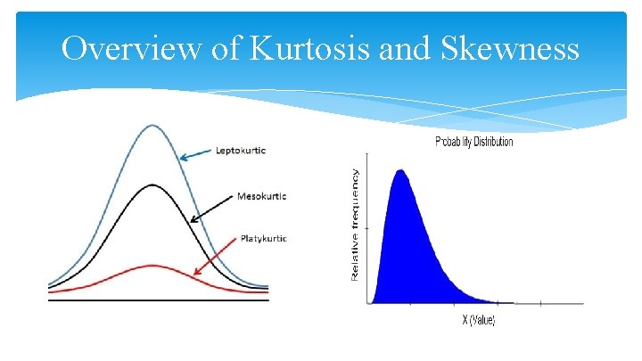 Overview of Kurtosis and Skewness 