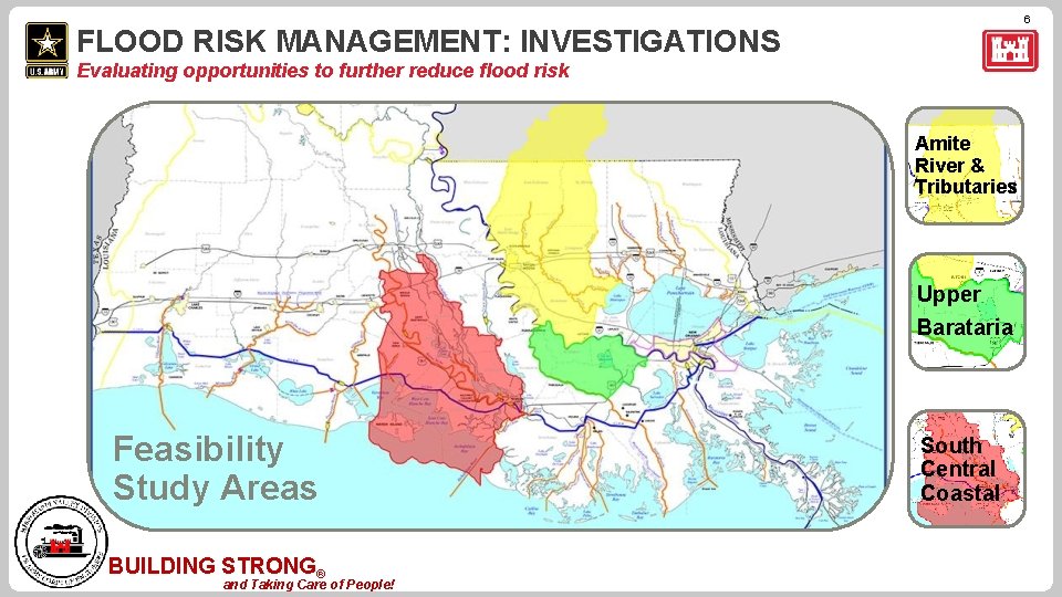 6 FLOOD RISK MANAGEMENT: INVESTIGATIONS Evaluating opportunities to further reduce flood risk Amite River