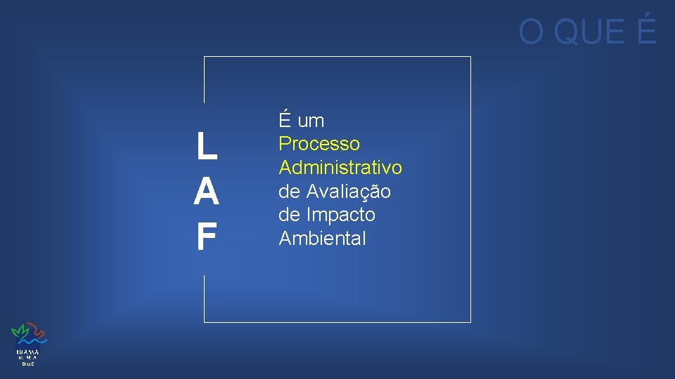 O QUE É L A F DILIC É um Processo Administrativo de Avaliação de