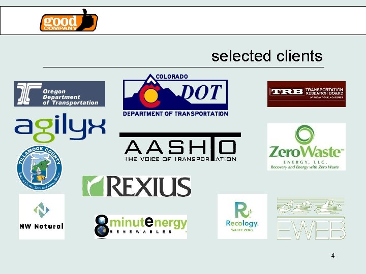 selected clients 4 
