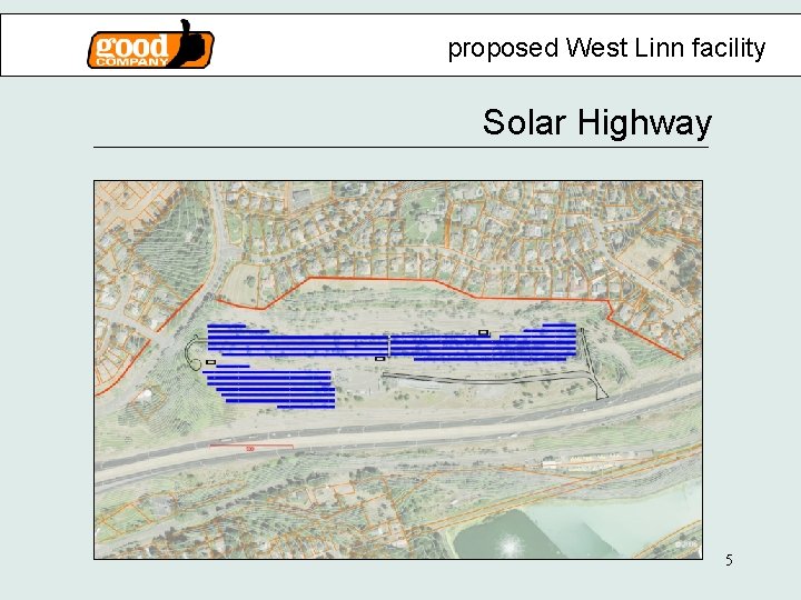 proposed West Linn facility Solar Highway 5 