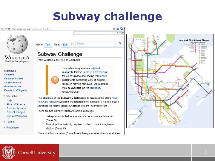 Subway challenge 9 