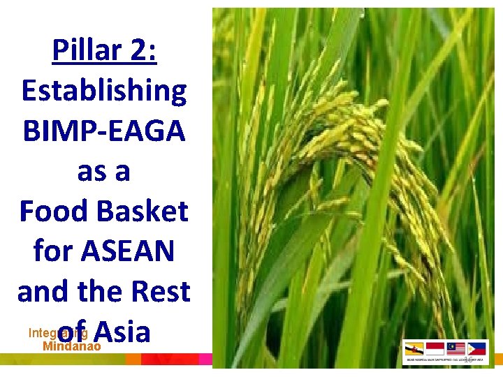 Pillar 2: Establishing BIMP-EAGA as a Food Basket for ASEAN and the Rest of