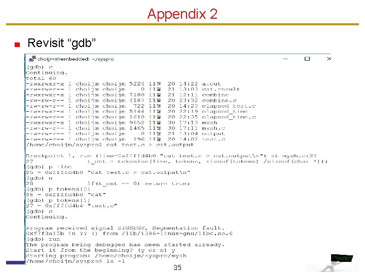 Appendix 2 Revisit “gdb” 35 